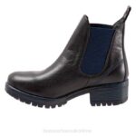FT6680 Bueno Footwear Florida Women Black Blue Boots - Image 2