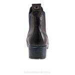 FT6680 Bueno Footwear Florida Women Black Blue Boots - Image 3
