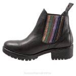 FT6682 Bueno Footwear Florida Women Black Metallic Multi Boots - Image 2