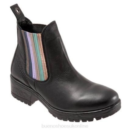 FT6682 Bueno Footwear Florida Women Black Metallic Multi Boots