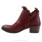 FT6686 Bueno Footwear Cathy Women Dark Red Nubuck Boots - Image 2