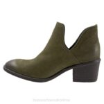 FT6690 Bueno Footwear Dylan Women Army Green Nubuck Boots - Image 2