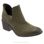 FT6690 Bueno Footwear Dylan Women Army Green Nubuck Boots