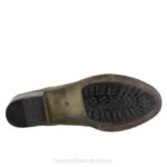 FT6690 Bueno Footwear Dylan Women Army Green Nubuck Boots - Image 5