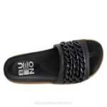 FT6693 Bueno Footwear Emelia Women Black Flats - Image 4