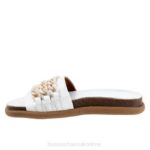 FT6694 Bueno Footwear Emelia Women White Flats - Image 2