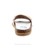 FT6694 Bueno Footwear Emelia Women White Flats - Image 3