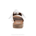 FT6697 Bueno Footwear Audrey Women White Flats - Image 3