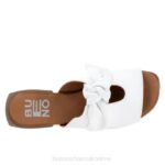 FT6697 Bueno Footwear Audrey Women White Flats - Image 4